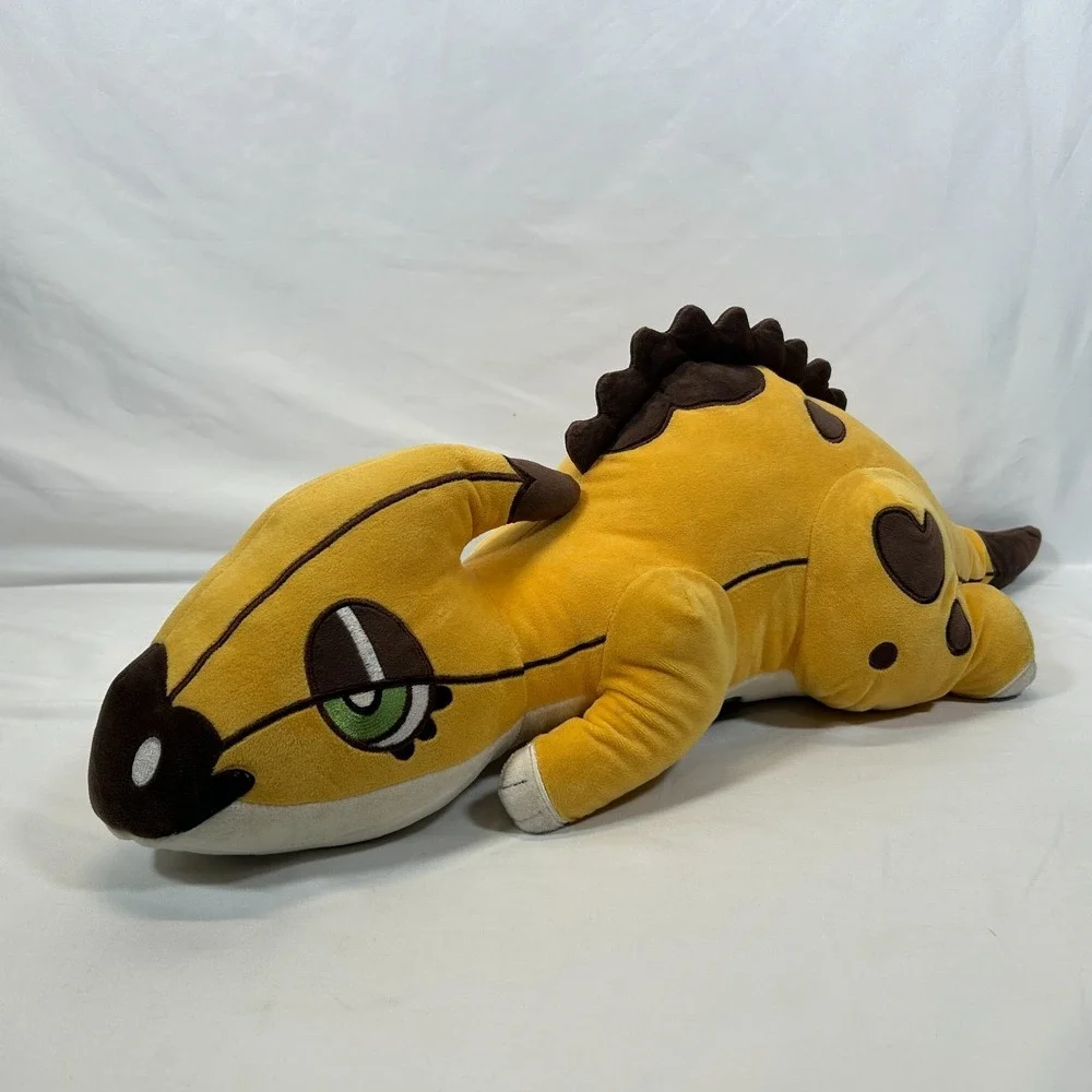 Weighted Stuffed Animal Dinosaur Plush Lizard Yellow Anxiety Calm 3lbs 24